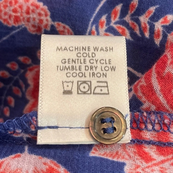 XIRENA Bardot in Bleu Fleur Cotton Dress XS - Picture 7 of 10